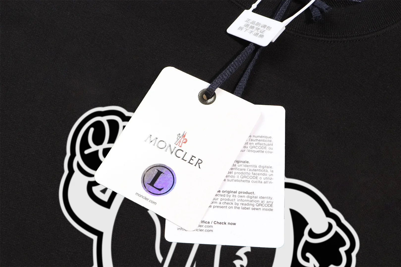 📦 📦 【 In Stock】 〖 𝐌𝐎𝐍𝐂𝐋𝐄𝐑~ 〗 440g ， 😎 ， ， Factory 2025 T ， ， Premium Breathable Same Style ：Black White Size：S M L XL 2XL
